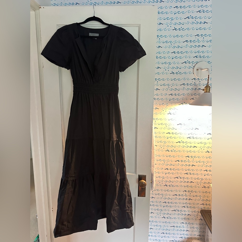Anthropologie The Somerset Maxi Dress, Black, Size M. NWOT.